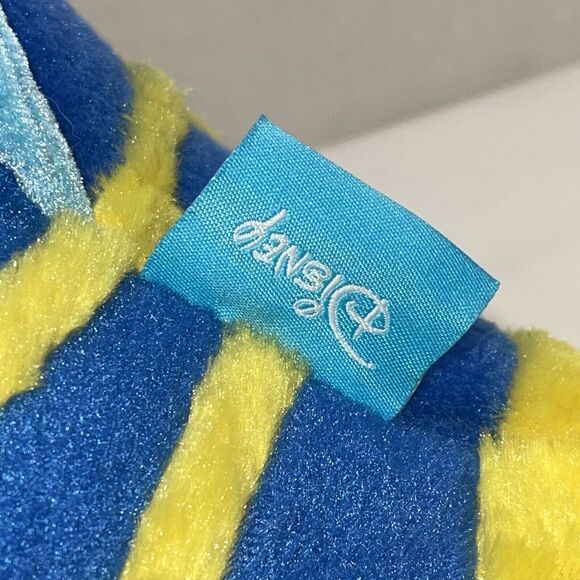 Disney The Little Mermaid Flounder the Fish Plush Stuffed Toy 17” XL Toy Yellow - Picture 6 of 7